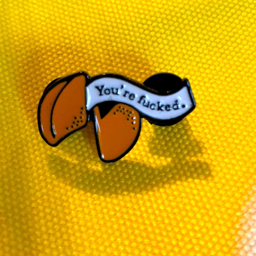 3/$20 🥠 fortune cookie pin